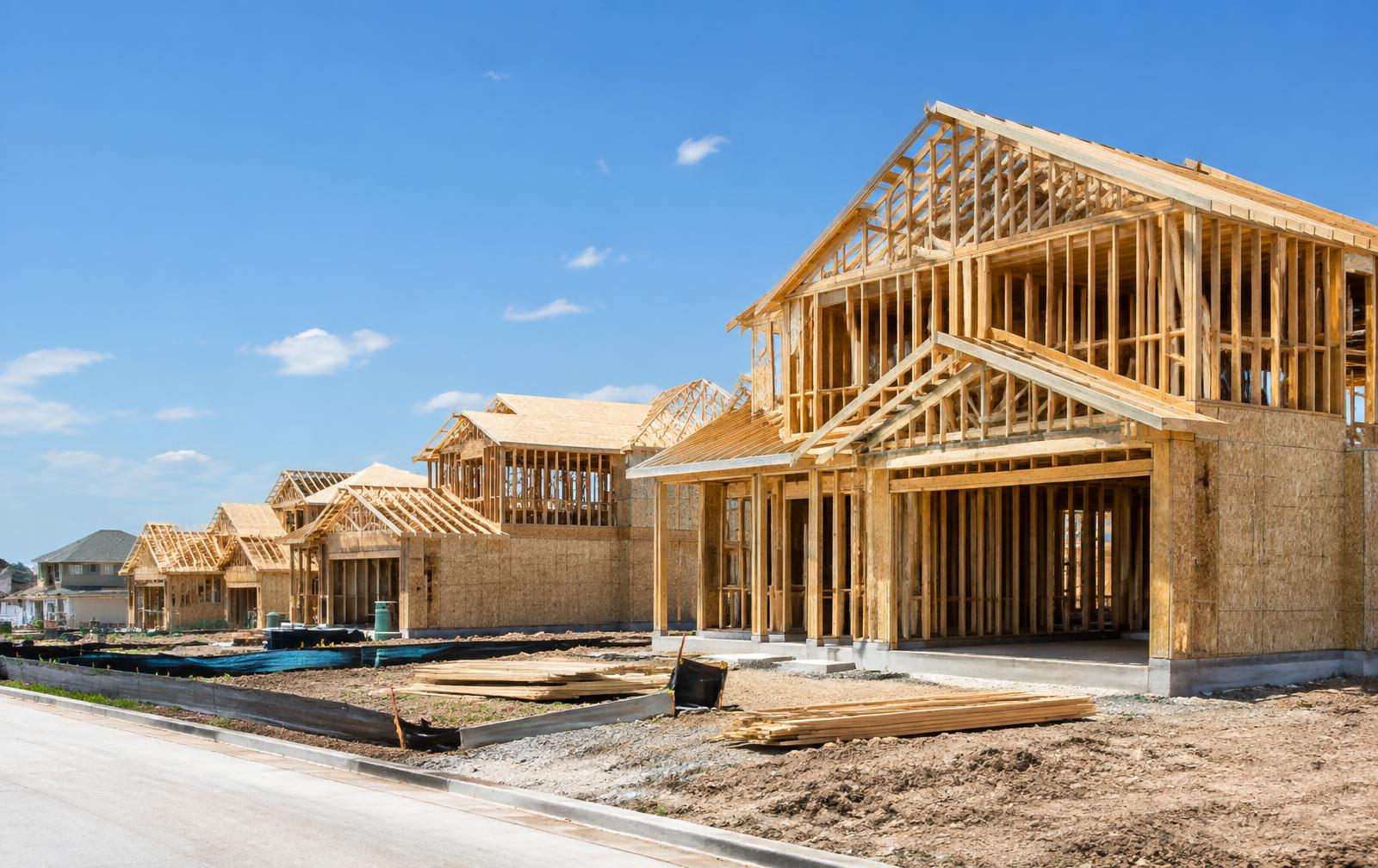 Residential construction project in Texas